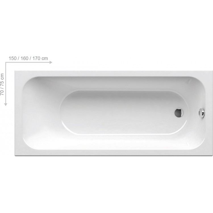 Ванна акриловая Ravak Chrome Slim Ванна акриловая Ravak Chrome Slim